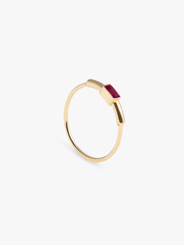 SAMPLE - Ring Sprint Ruby 14kt Solid Gold