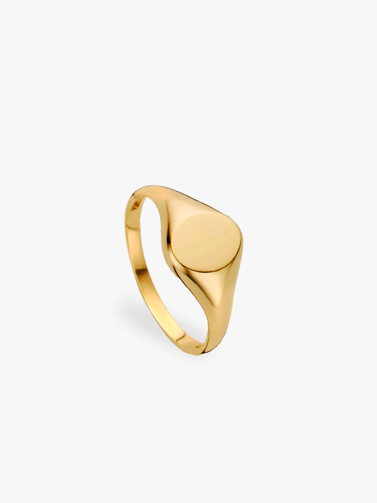 Ring Atlas Oval 14kt  Solid Gold