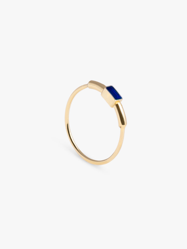 Ring Sprint Sapphire 14kt Solid Gold