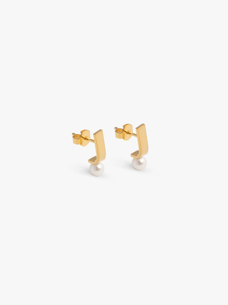 Earring Pack Pin L Pearl 14kt Solid Gold