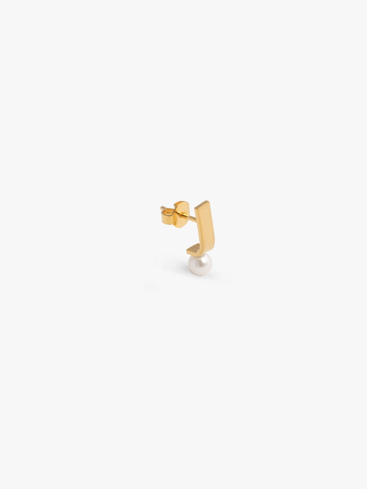 Earring Pack Pin L Pearl 14kt Solid Gold
