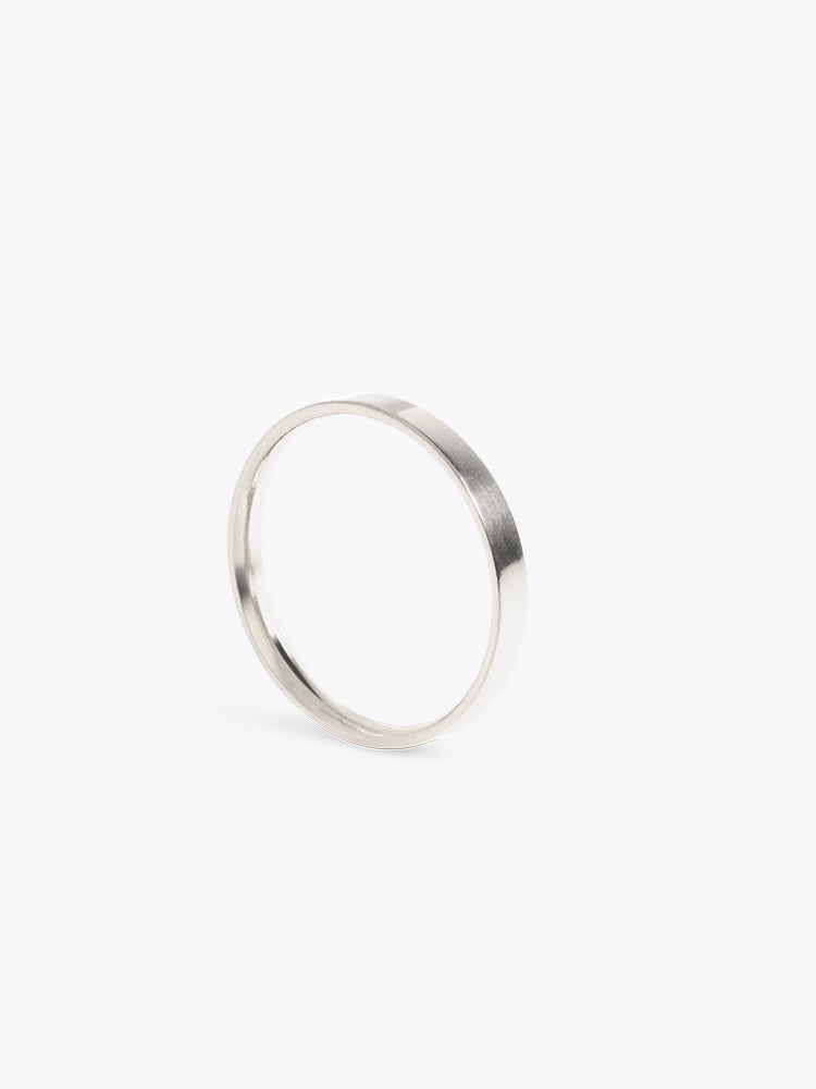 Ring Facet L Silver, made by The Boyscouts.