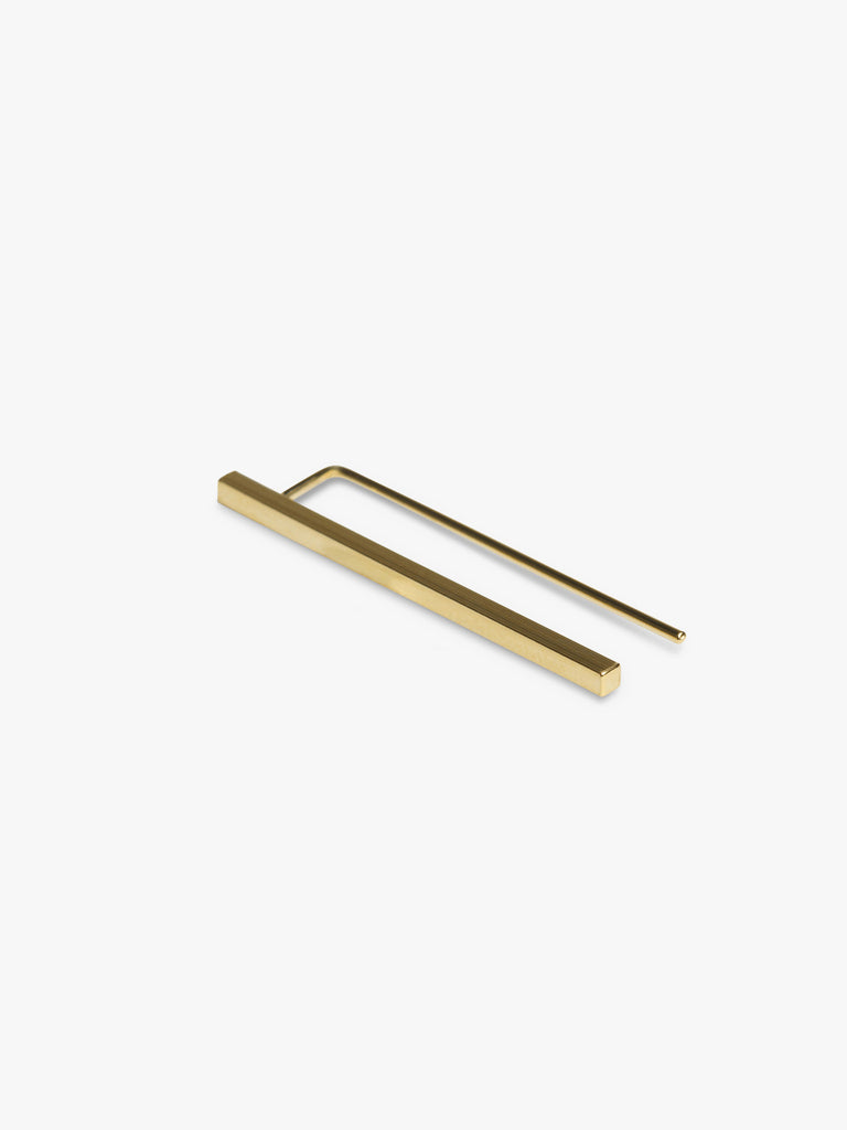 Earring Antenna gold, made by The Boyscouts.