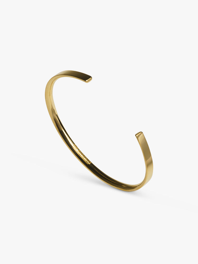 Facet bracelet gold, made by The Boyscouts.