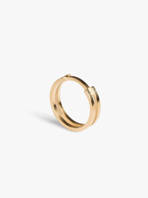 Ring Garner Round gold, made by The Boyscouts.