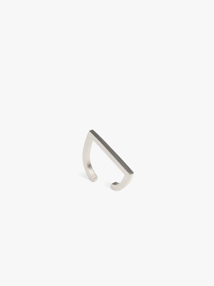 Earring Rivet cuff silver, made by The Boyscouts.