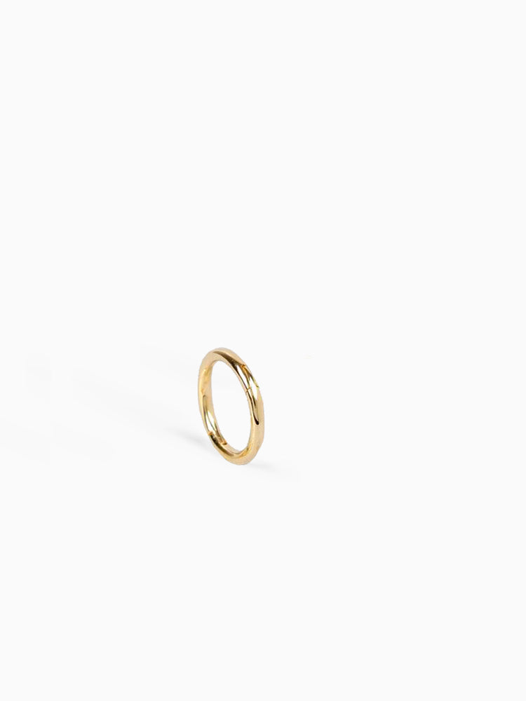 Earring Hoop 9 mm 14kt Solid Gold