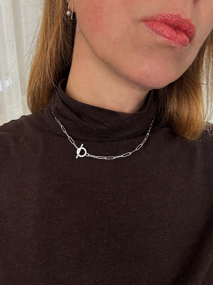 Limited Edition - Necklace Facet Oval Wide 3,5 mm