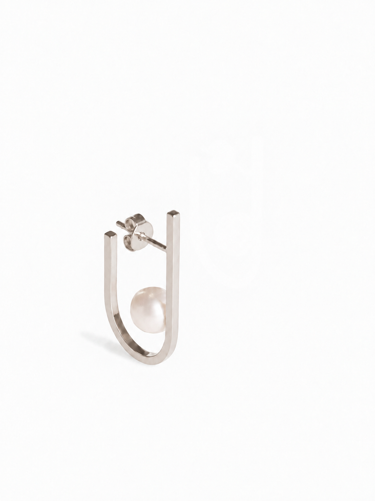 Earring Rivet Pearl