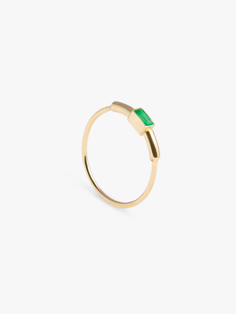 Ring Sprint Emerald 14kt Solid Gold