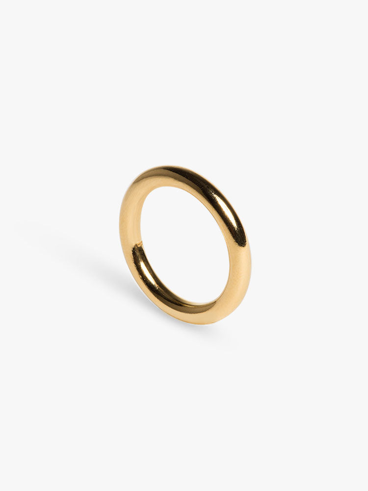 Ring Facet Round 3 mm 14kt Solid Gold – The Boyscouts