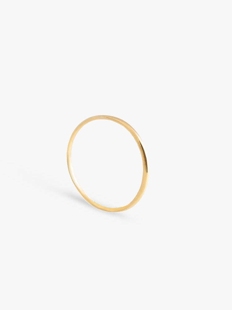 Ring Facet Round XS 14kt Solid Gold