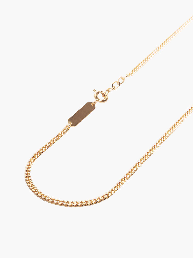Necklace Facet Cable 2,5 mm 14kt Solid Gold
